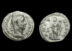Severus Alexander, Denarius, Annona reverse